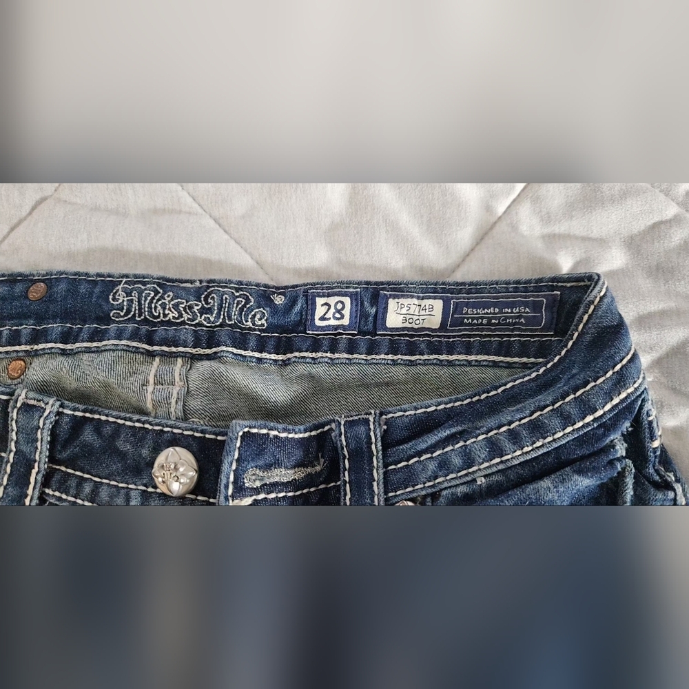 Miss Me Blue Boot Cut Jeans